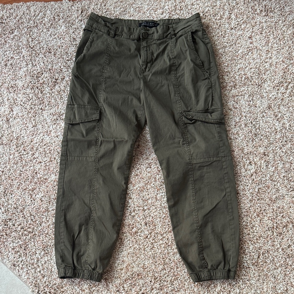 Women's Olive Cargo Pants